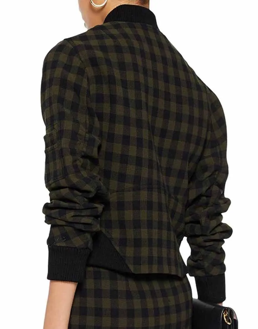 13 Reasons Why S04 Inde Navarrette Checkered Jacket | Ujackets.com