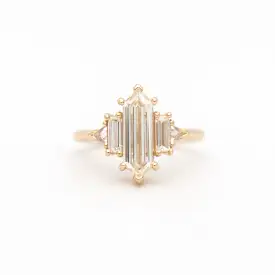 1.54 ct Hexagon Diamond Theda Ring