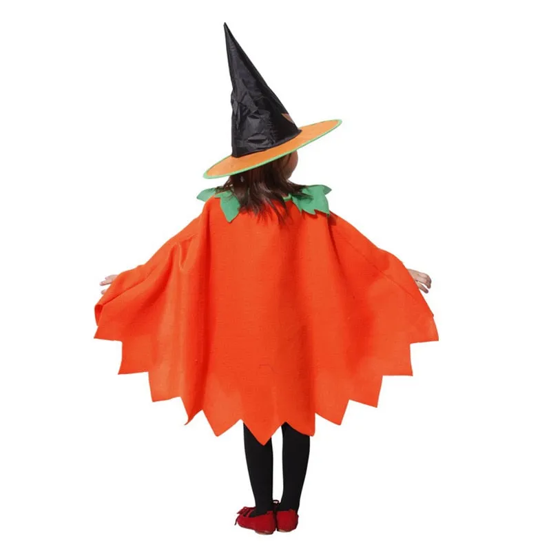 2021 Halloween Costumes Child Kids Pumpkin Costume Cosplay Lovely Cloth for Girls Fancy Dress Outfit