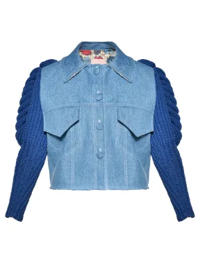 AQUA DENIM JACKET