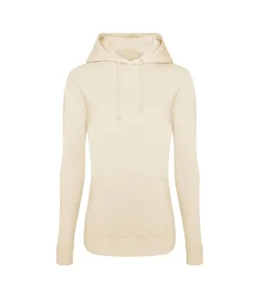 AWDis Womens/Ladies Girlie College Hoodie (Vanilla) - UTPC3796