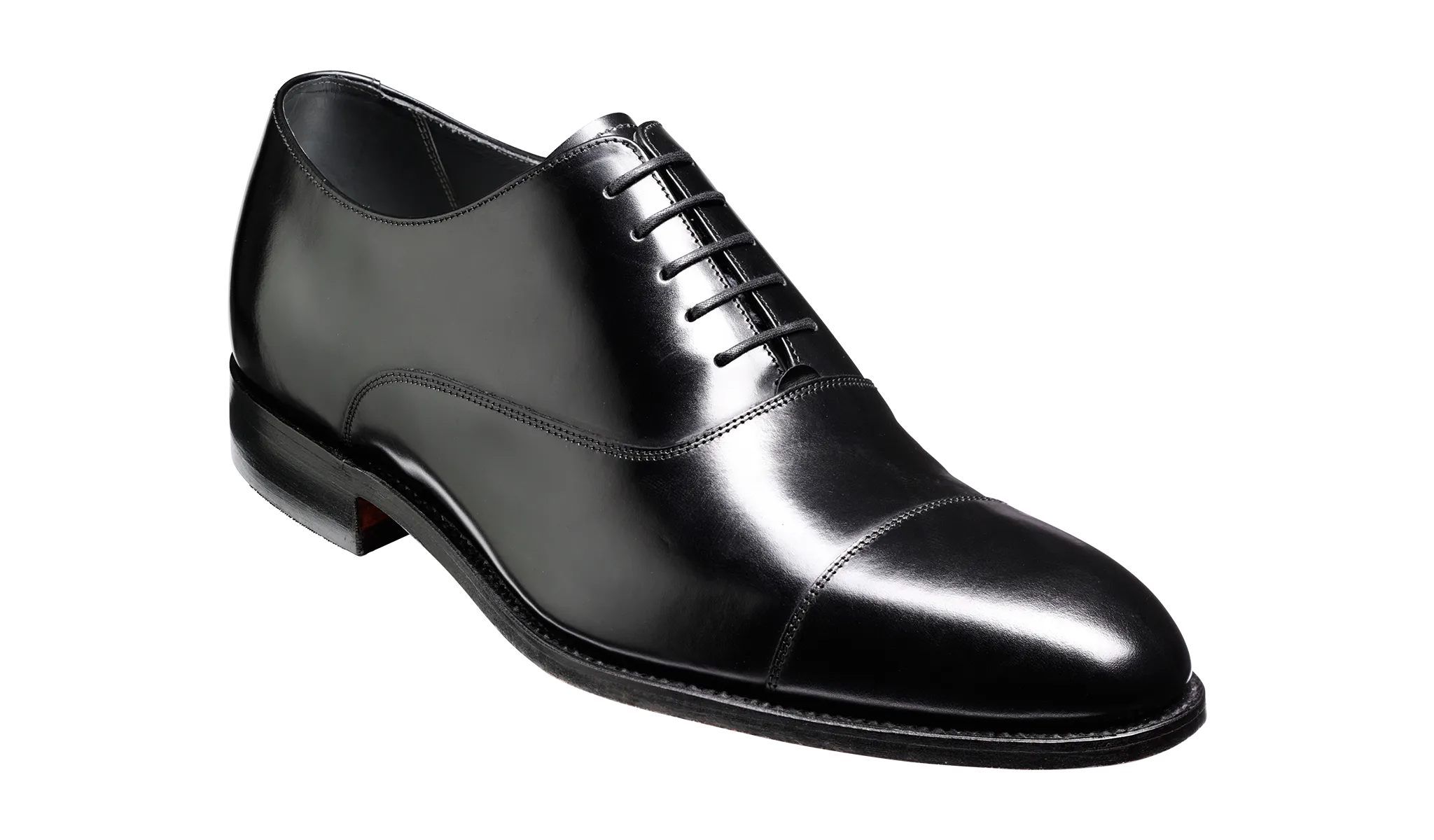 Barker Winsford Oxford Shoe - Hi Shine Black