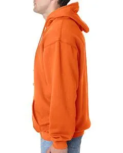 Bayside Adult Hooded Pullover Fleece BA960 Bright Orange