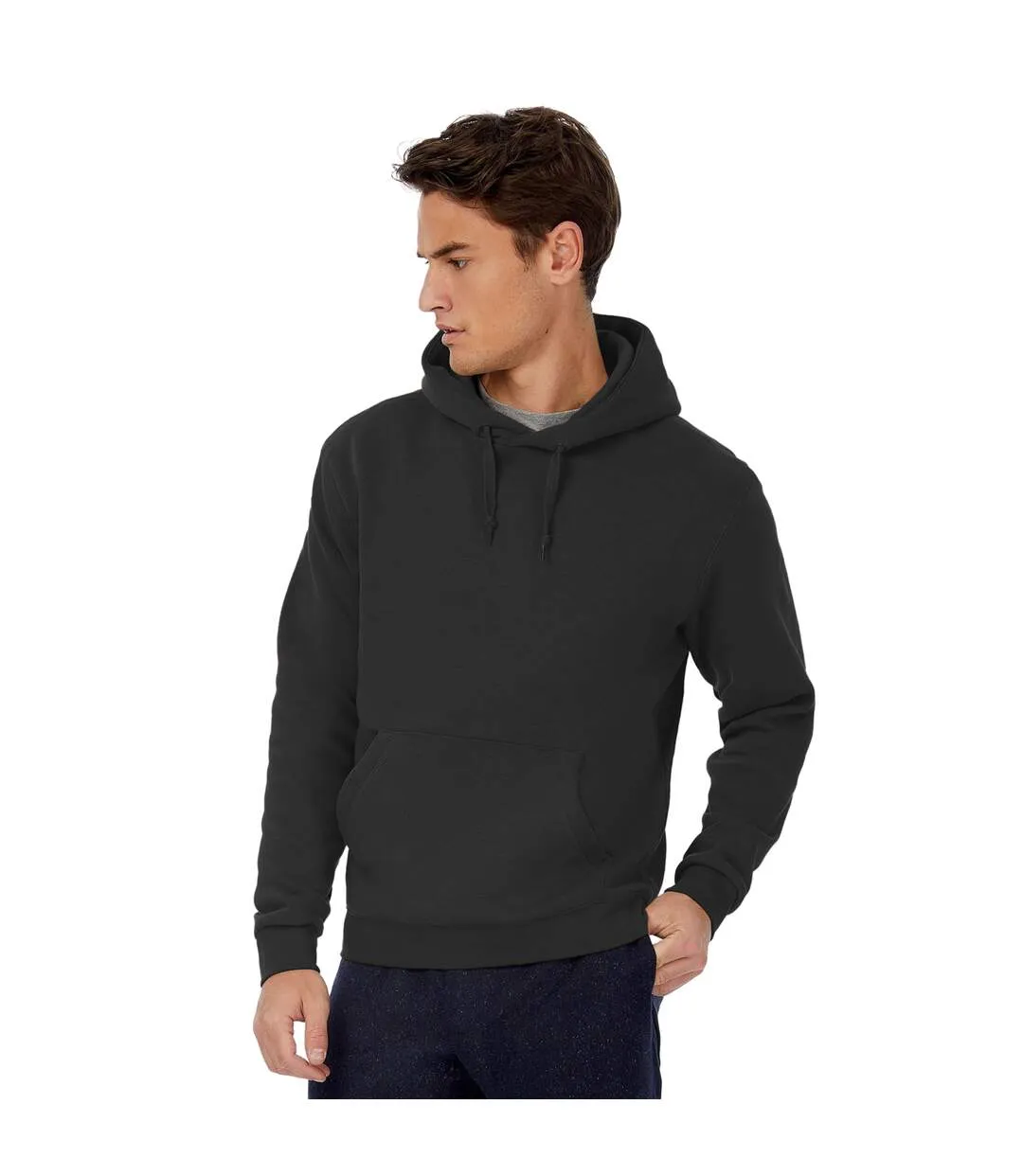 B&C Mens Hooded Sweatshirt / Mens Sweatshirts & Hoodies (Black) - UTBC127