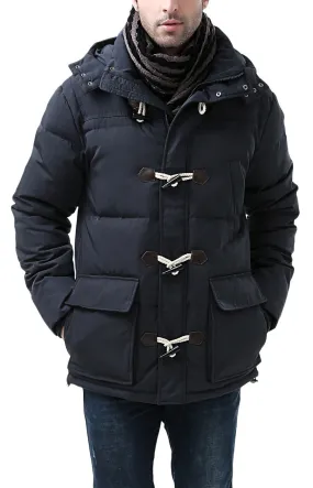 BGSD Men's Connor Hooded Waterproof Toggle Down Parka Coat