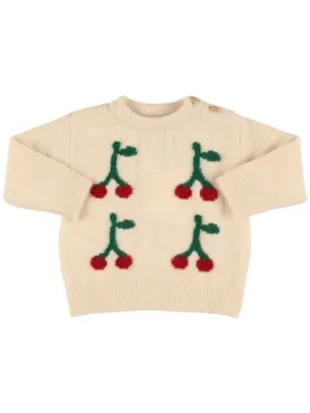 Bobo Choses   Cherry knit sweater 