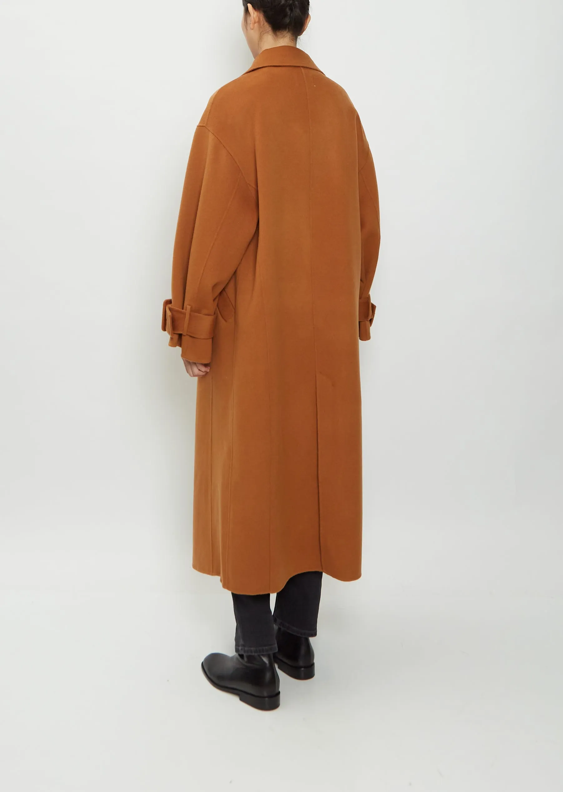 Boras Wool Cashmere Coat — Hazelnut