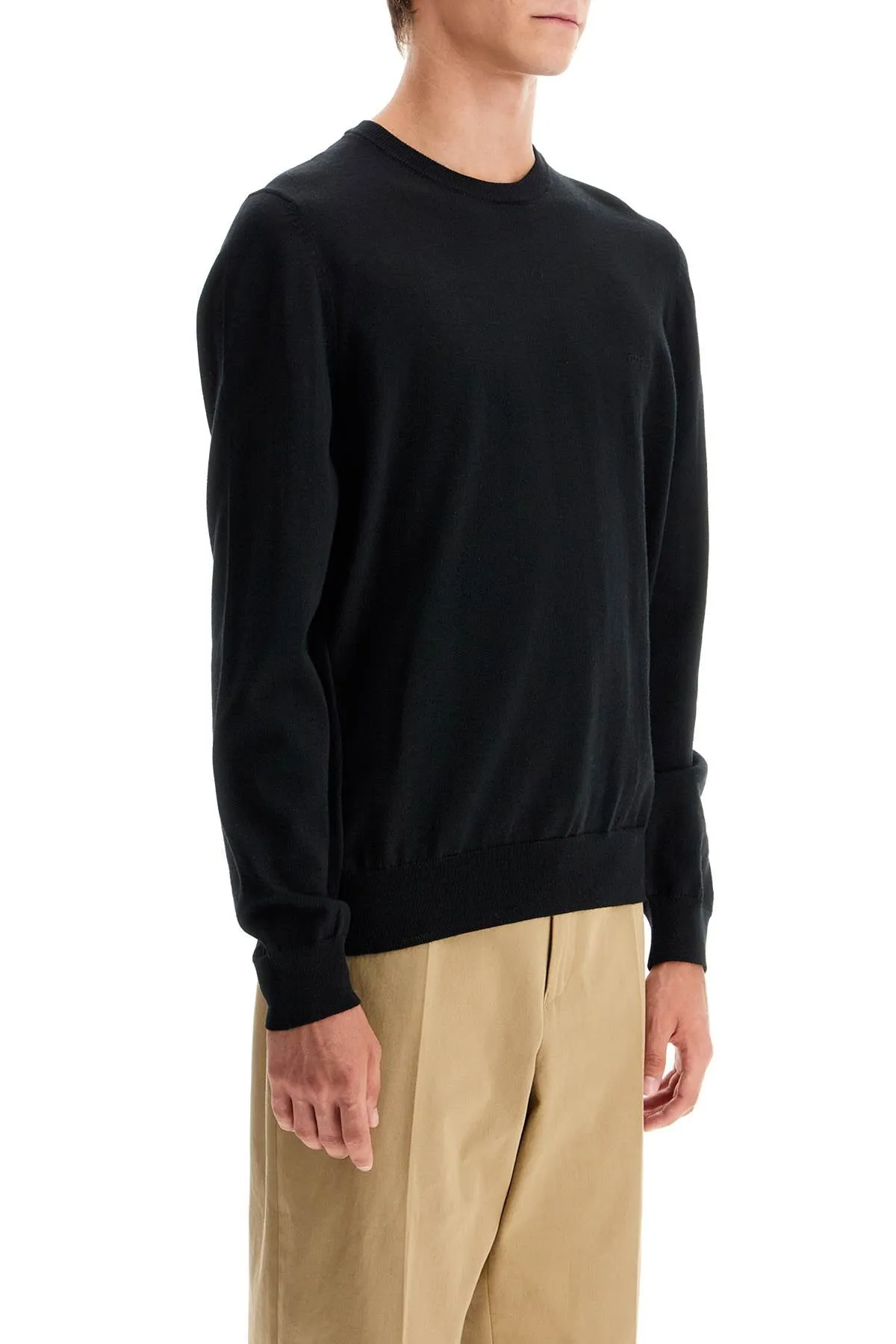 Boss 'Botto' Light Wool Sweater   Black