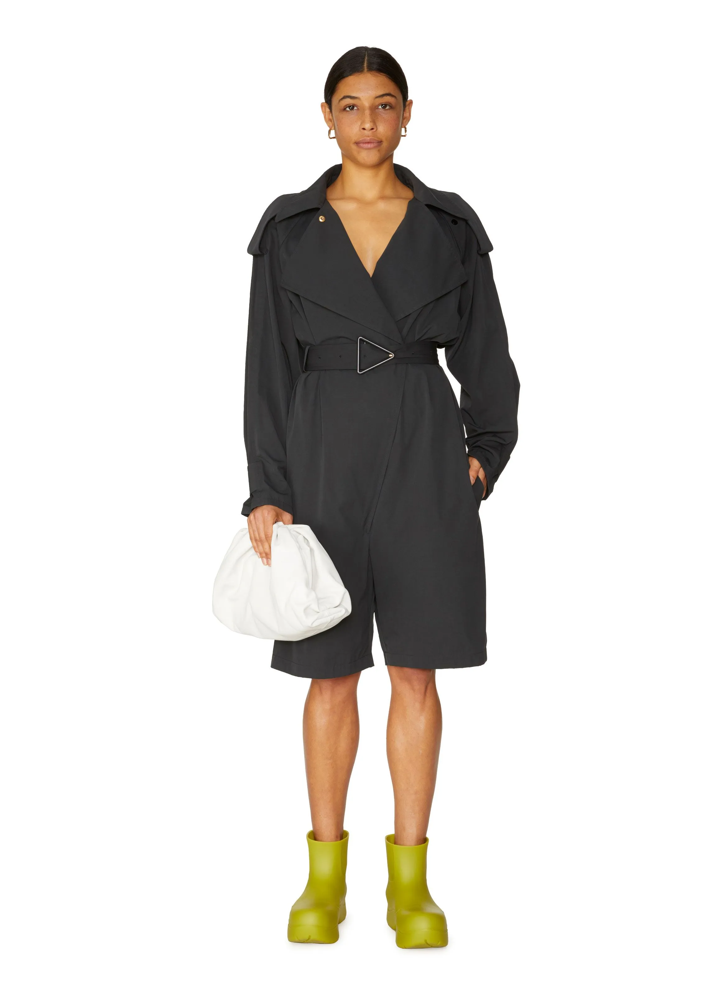 Bottega veneta  Asymmetric playsuit - Black