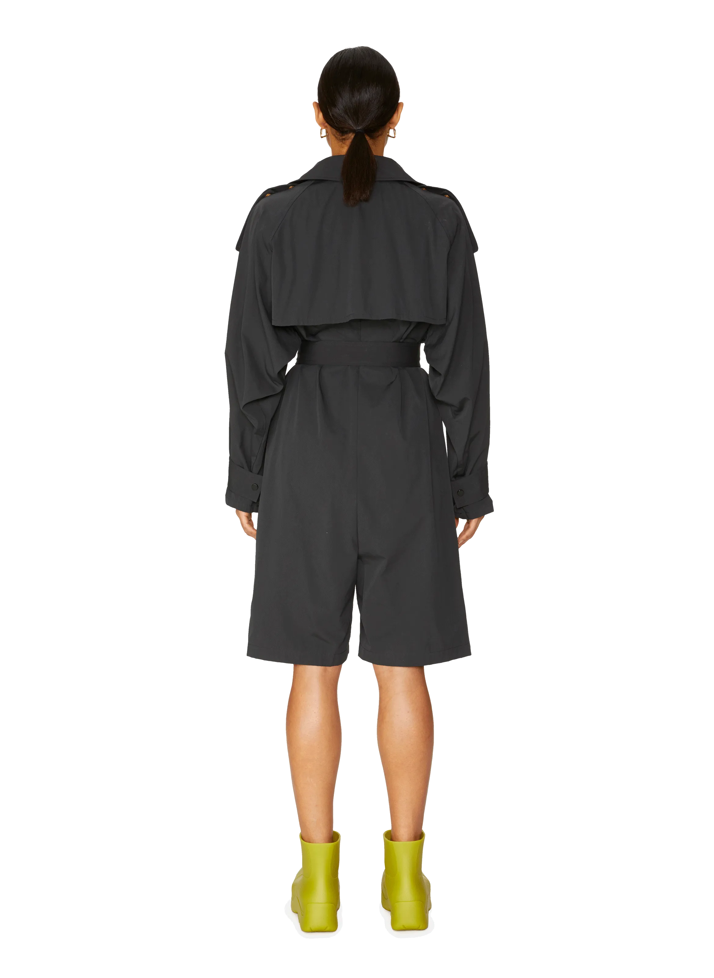 Bottega veneta  Asymmetric playsuit - Black