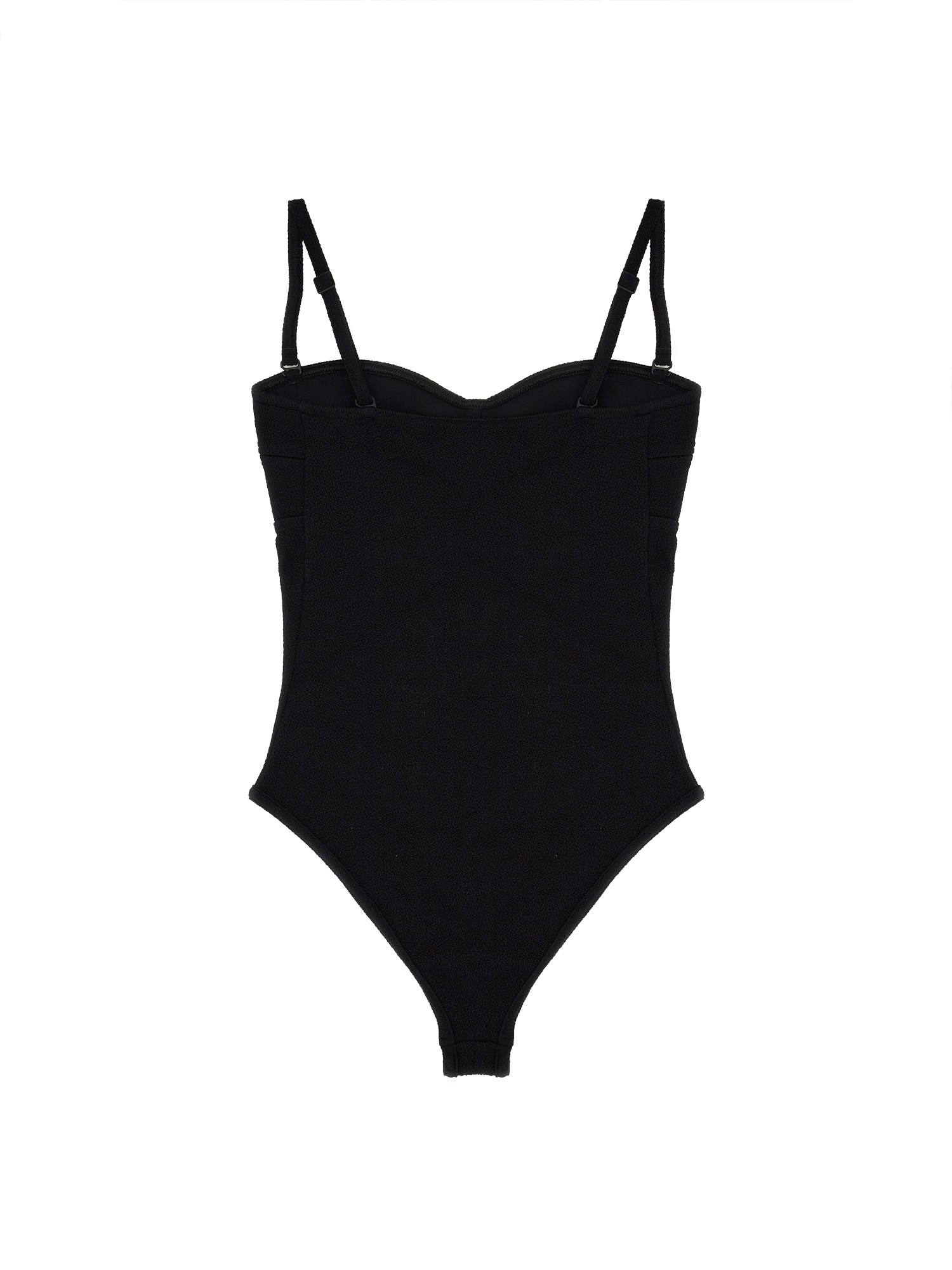 BOTTEGA VENETA    TEXTURED NYLON BUSTIER BODYSUIT