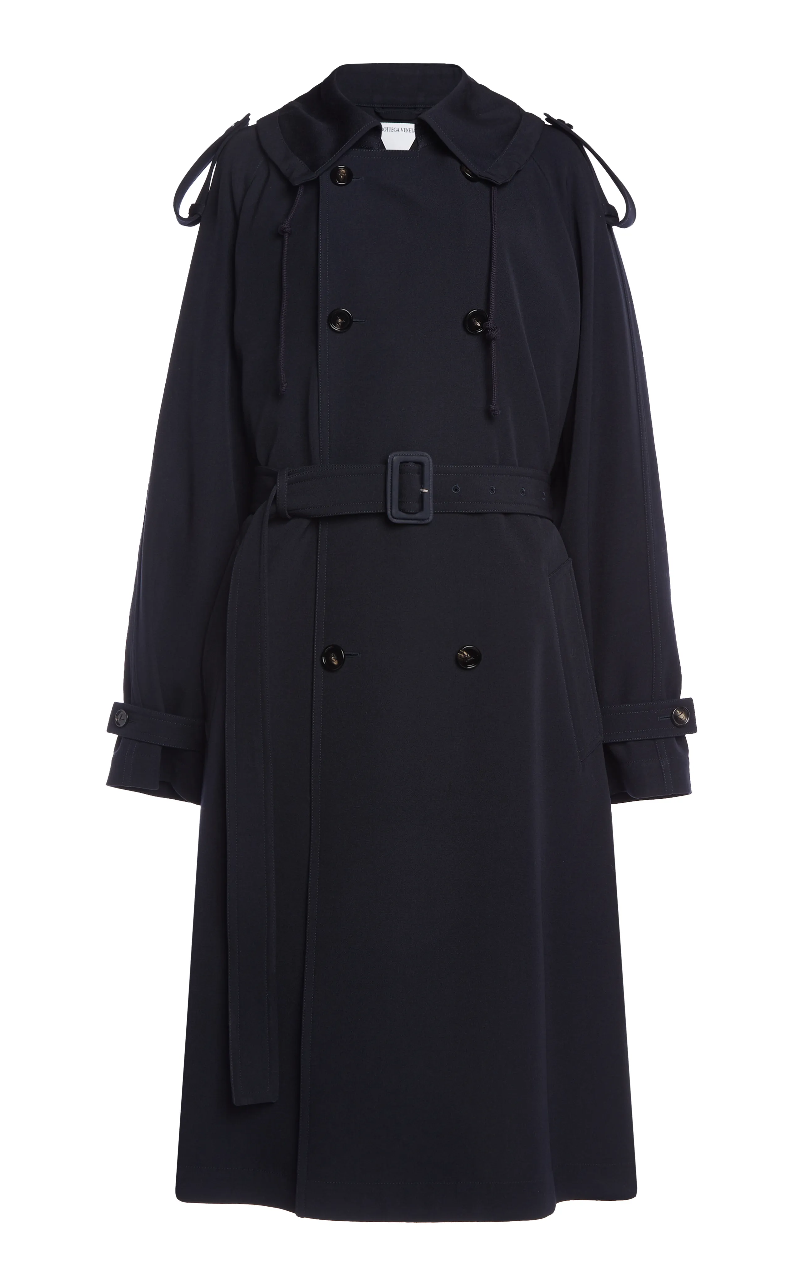 Bottega Veneta Wool Gabardine Trench Coat