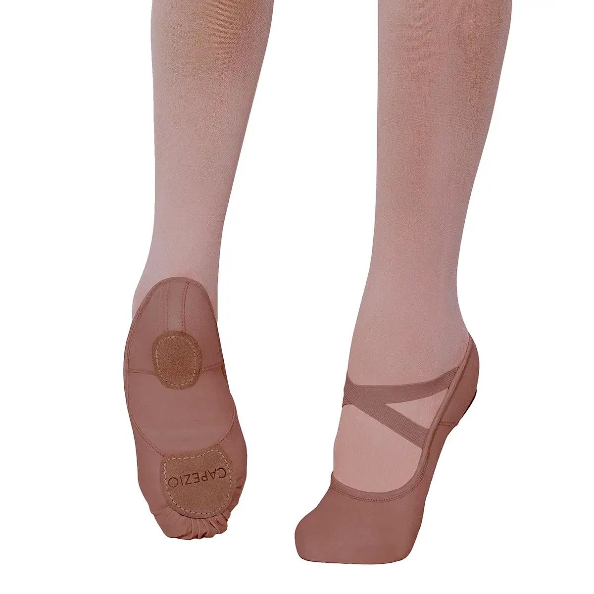 Capezio Adult Hanami Stretch Canvas Ballet Slippers - Mocha