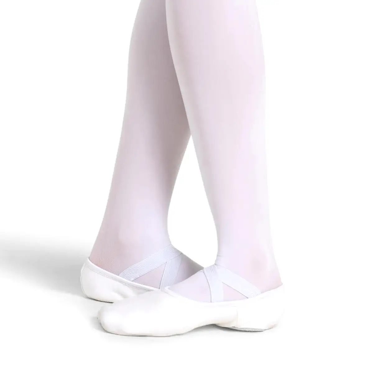 Capezio Child's Hanami Stretch Canvas Ballet Slippers - White