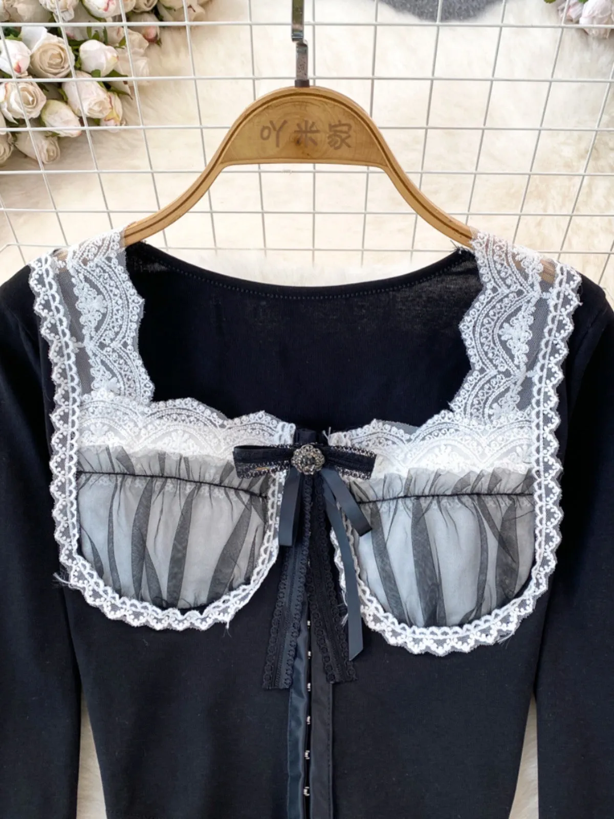 Carlissa Dark Ethereal Aesthetic Bustier Crop Top