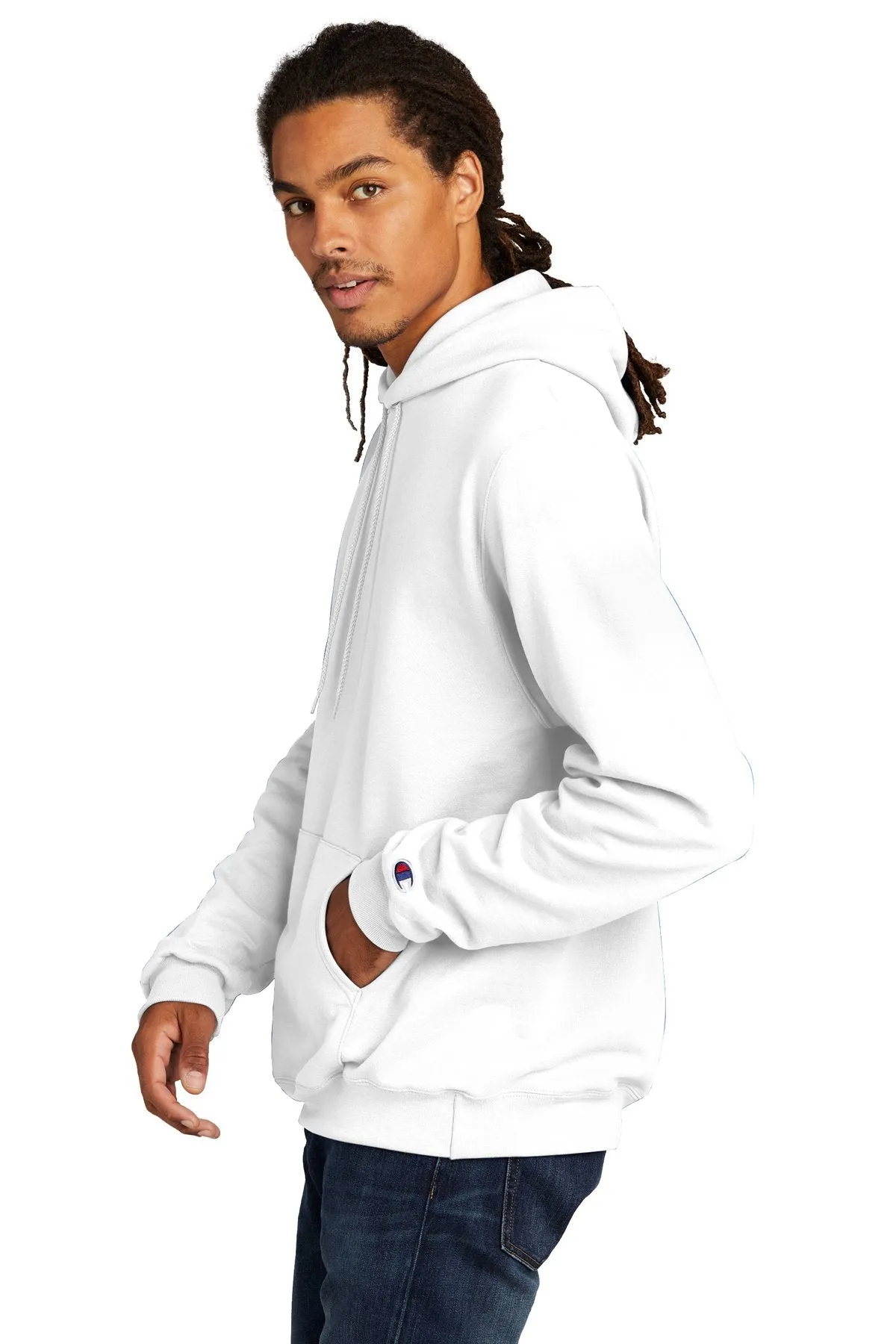 Champion Eco Fleece Pullover Hoodie S700 White