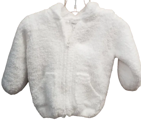 Chenille Hoodie White