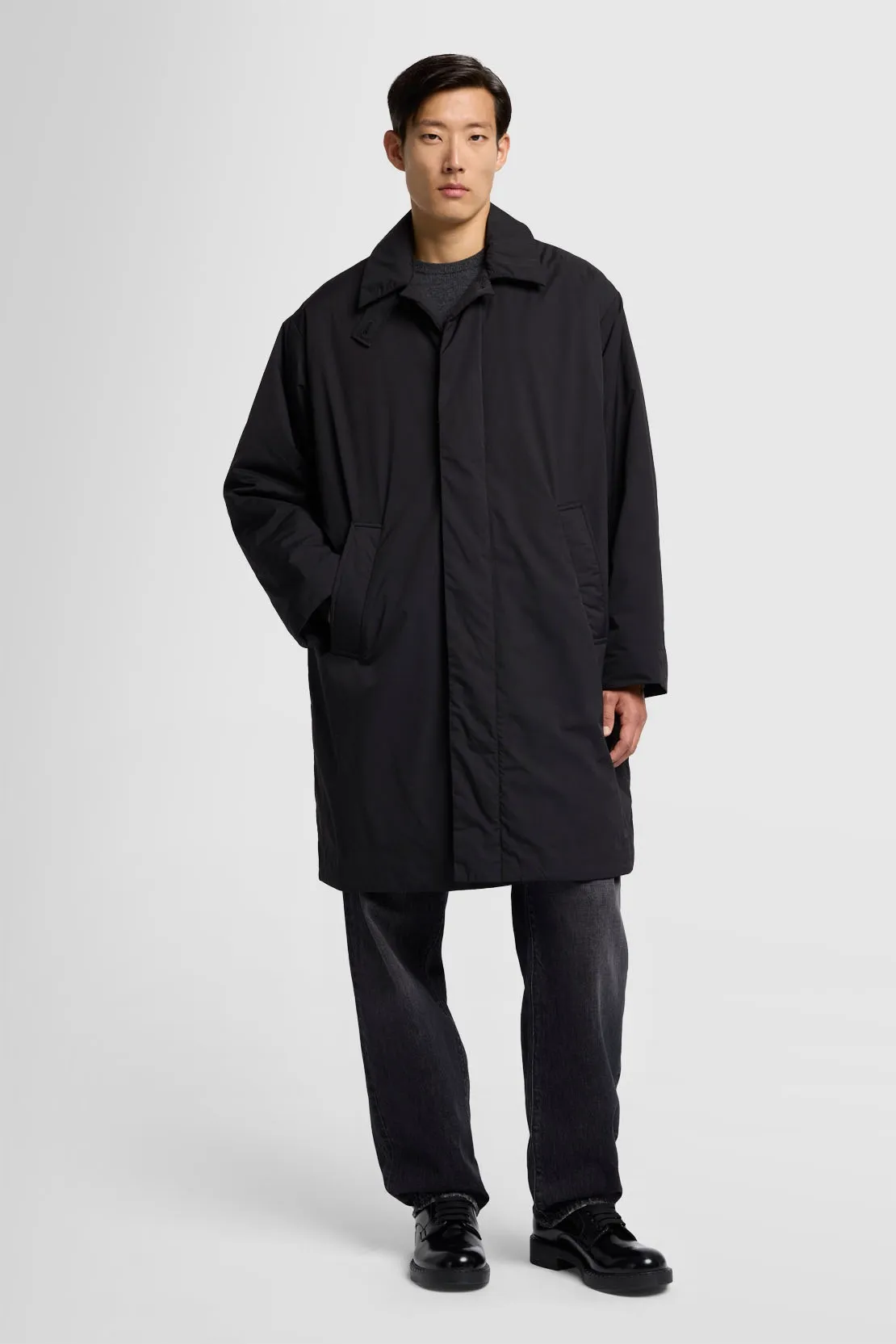 COAT NYLON BLACK