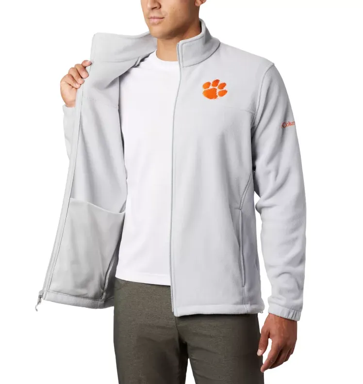 Columbia Men's Clemson Collegiate Flanker III Fleece Jacket