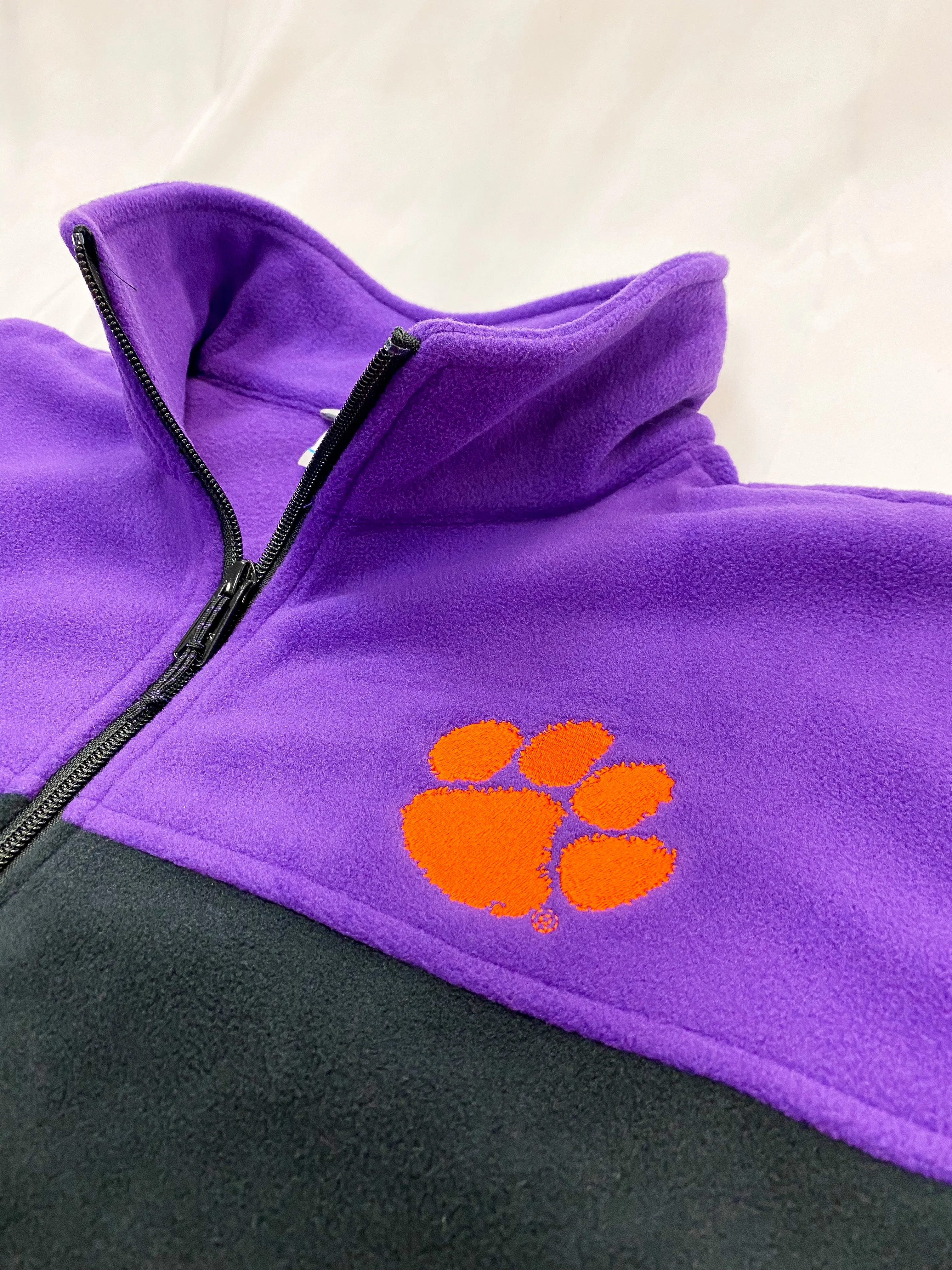 Columbia Men's Clemson Collegiate Flanker III Fleece Jacket