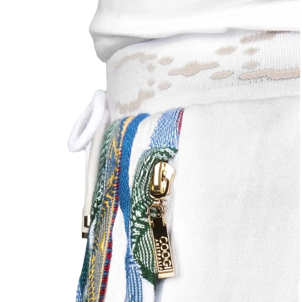 Coogi Patched Classic Knit Short (White) CG-KB-014