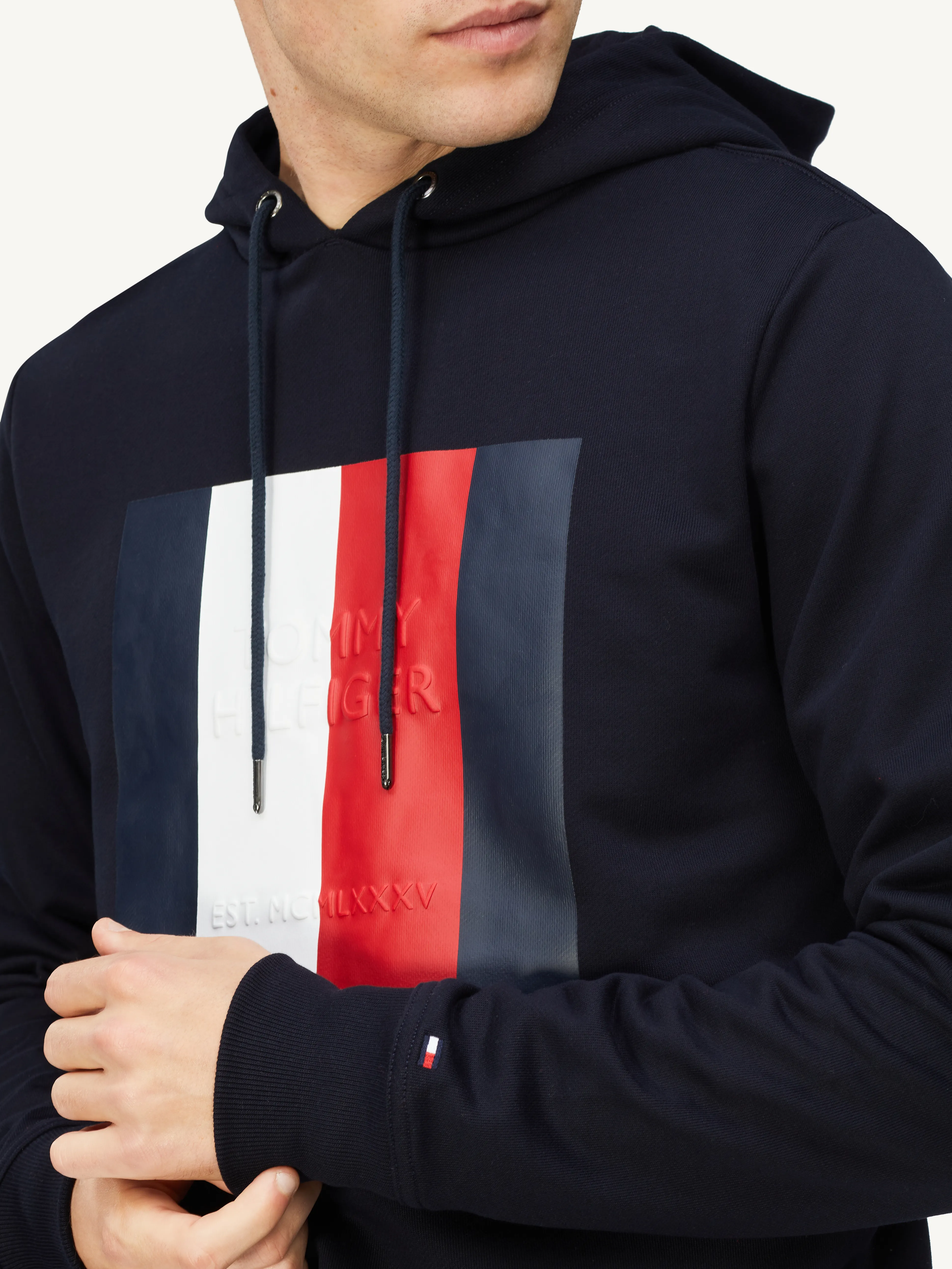 Cool Global Embossed Hoodie | Sweatshirts & Hoodies | Tommy Hilfiger