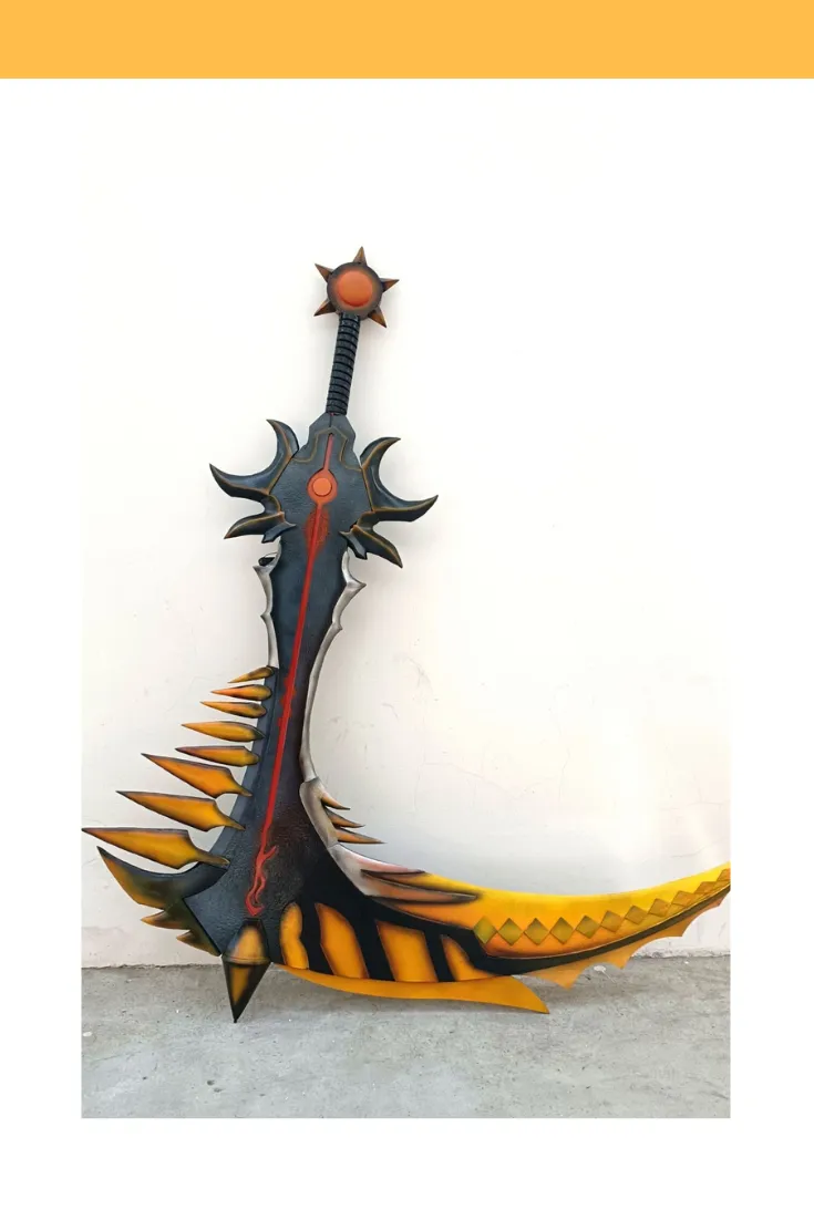 Custom LED Scythe Cosplay Prop