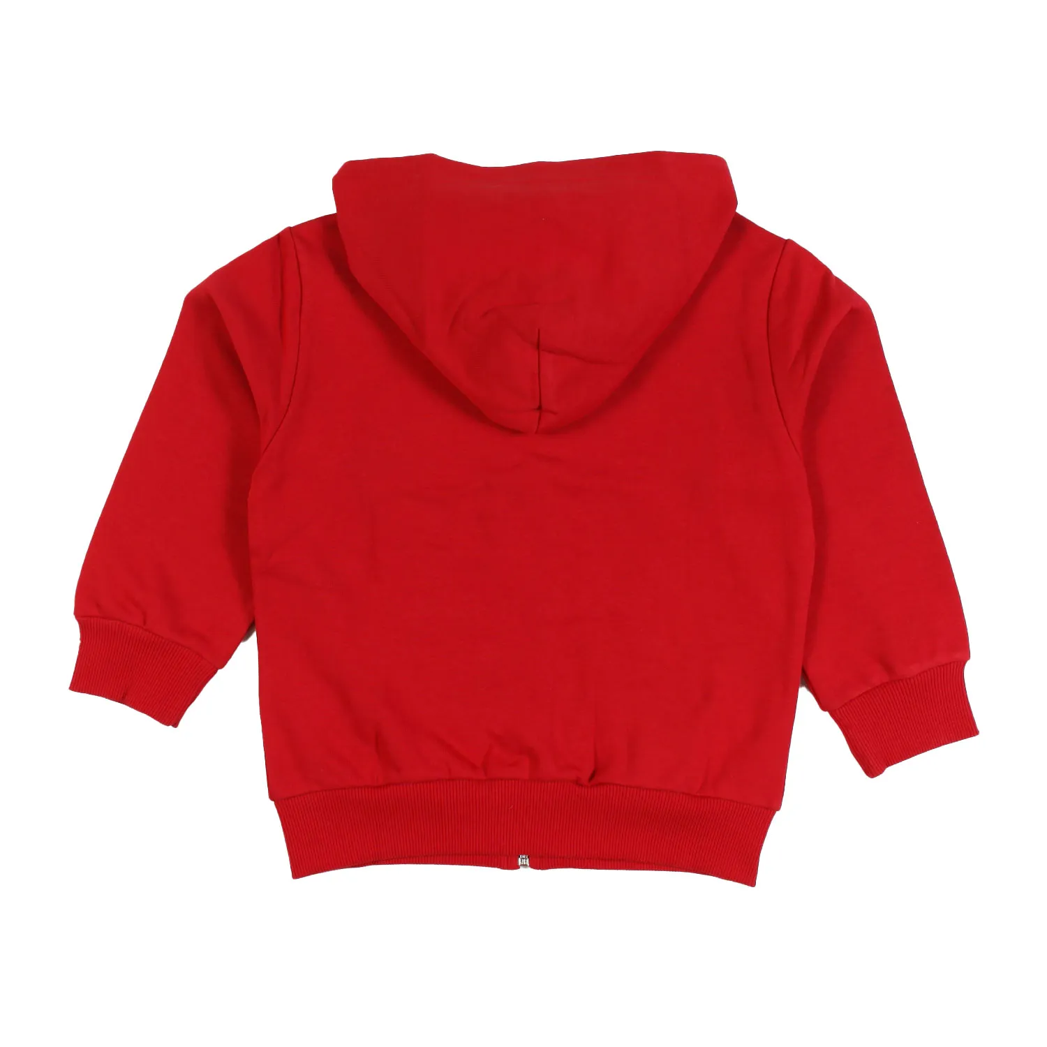 Diesel Red Hoodie With White Diesel Logo And Zip