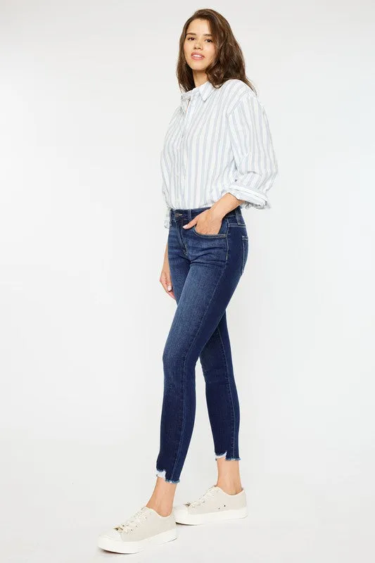 Eliza Mid Rise Ankle Skinny Jeans