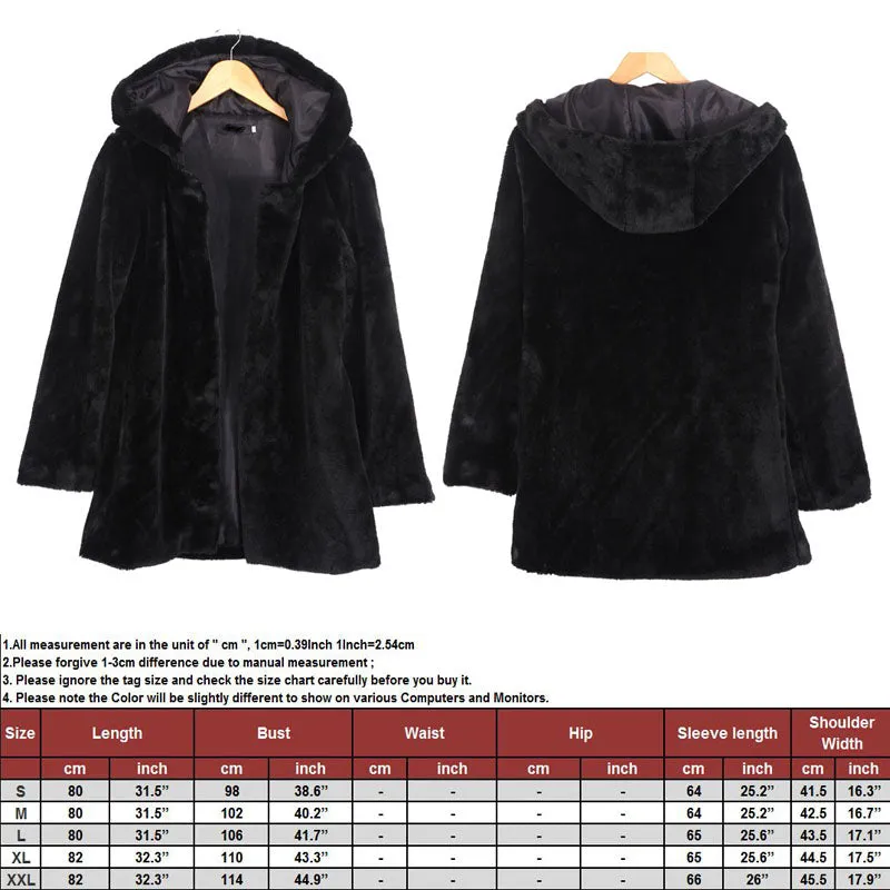 Elsa Black Fur Coat