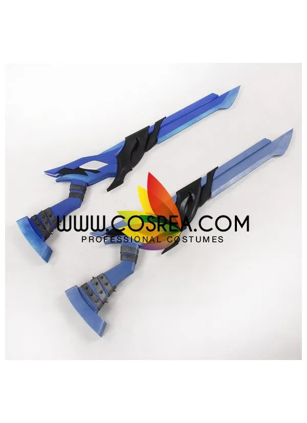 Elsword Sakra Demonio Double Guns Cosplay Prop