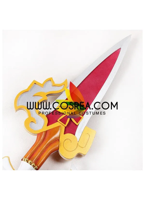 Elsword Sakra Devanam Lance Cosplay Prop