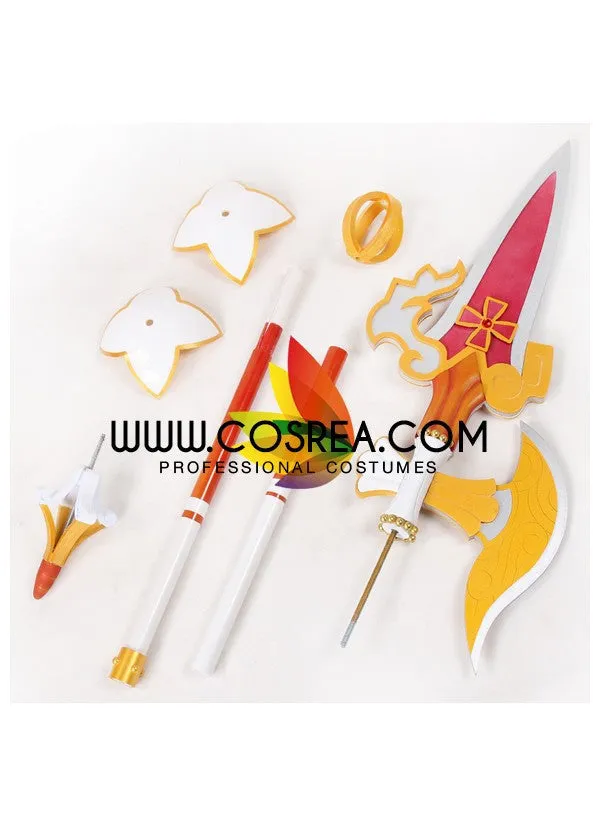 Elsword Sakra Devanam Lance Cosplay Prop