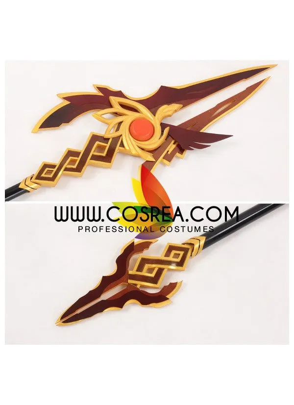 Elsword Yama Raja Lance Cosplay Prop