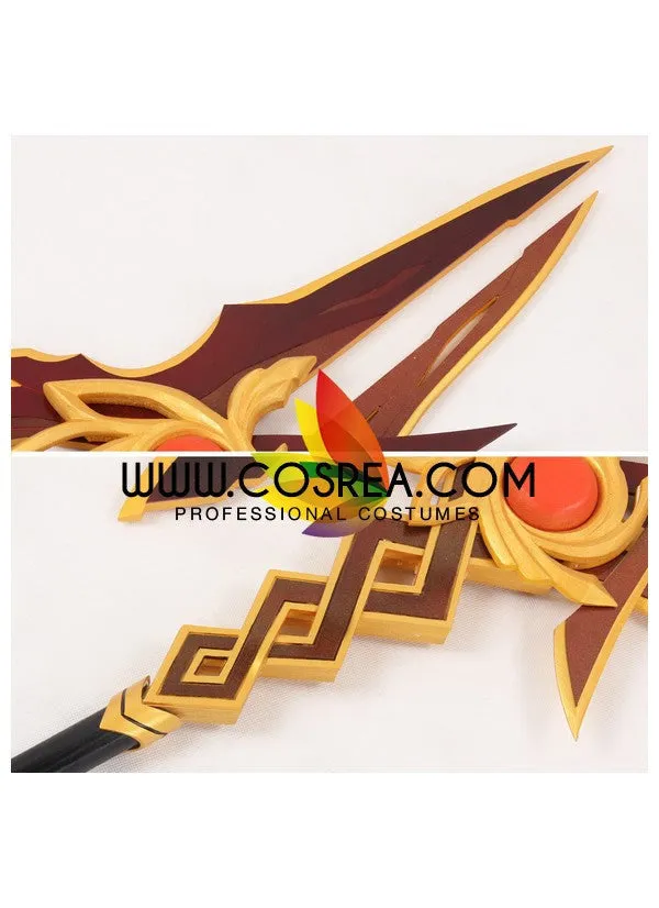 Elsword Yama Raja Lance Cosplay Prop