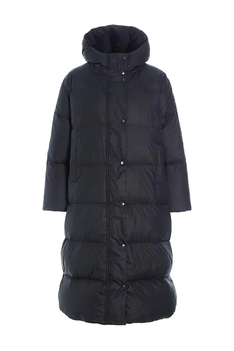 Feather down oversize coat