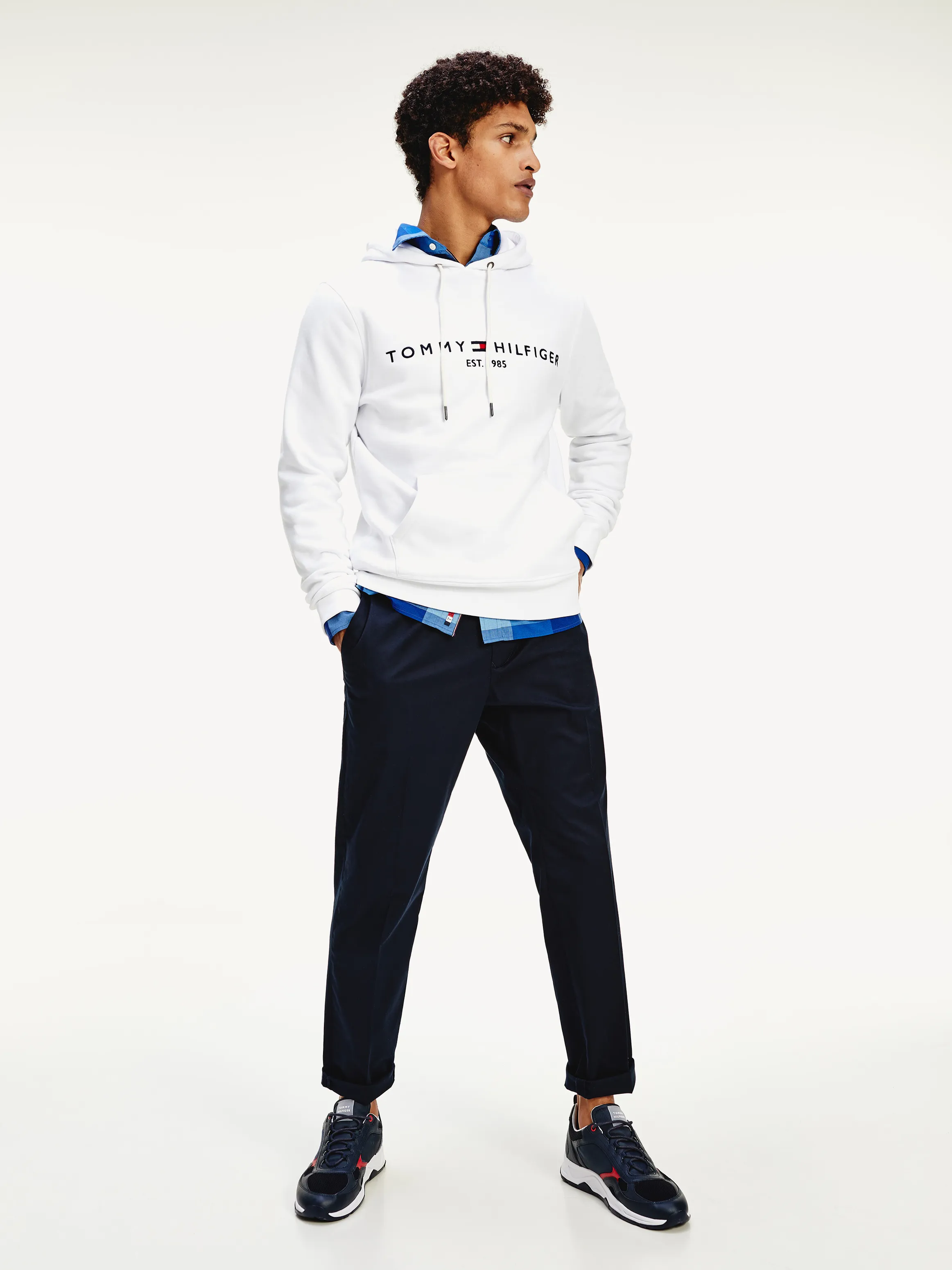 Flex Logo Hoodie |  Sweatshirts & Hoodies |  Tommy Hilfiger