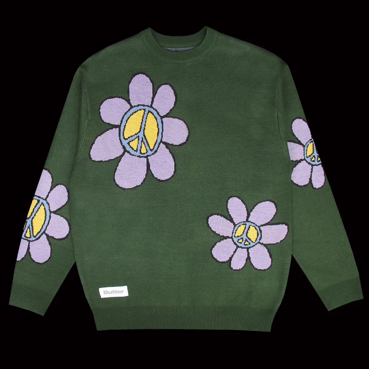 Flowers Knitted Sweater