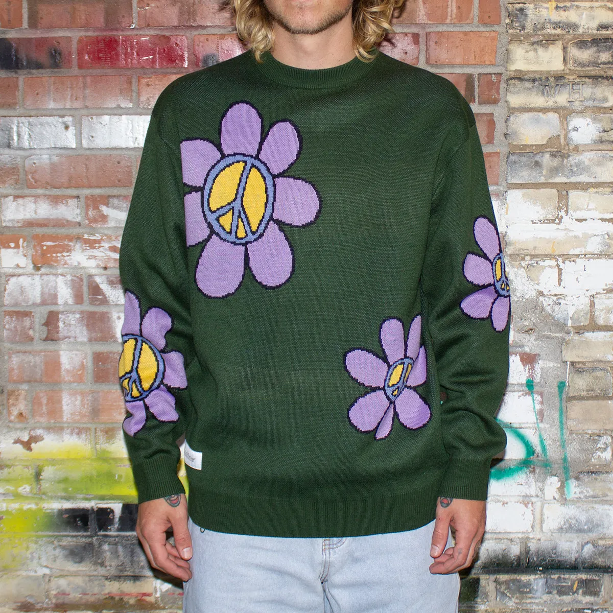 Flowers Knitted Sweater