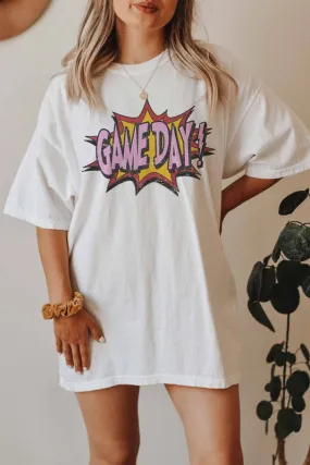 GAME DAY GRAPHIC TEE PLUS SIZE