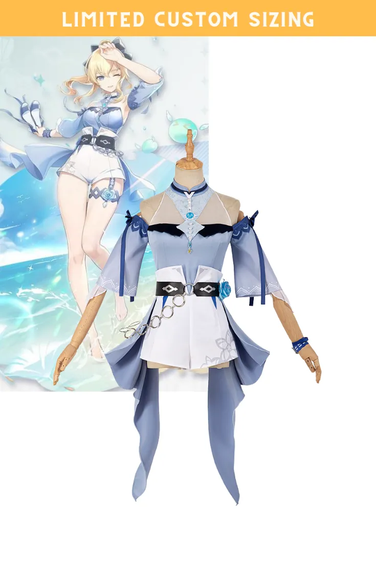 Genshin Impact Jean Sea Breeze Dandelion Summer Outfit Limited Custom Sizing Cosplay Costume