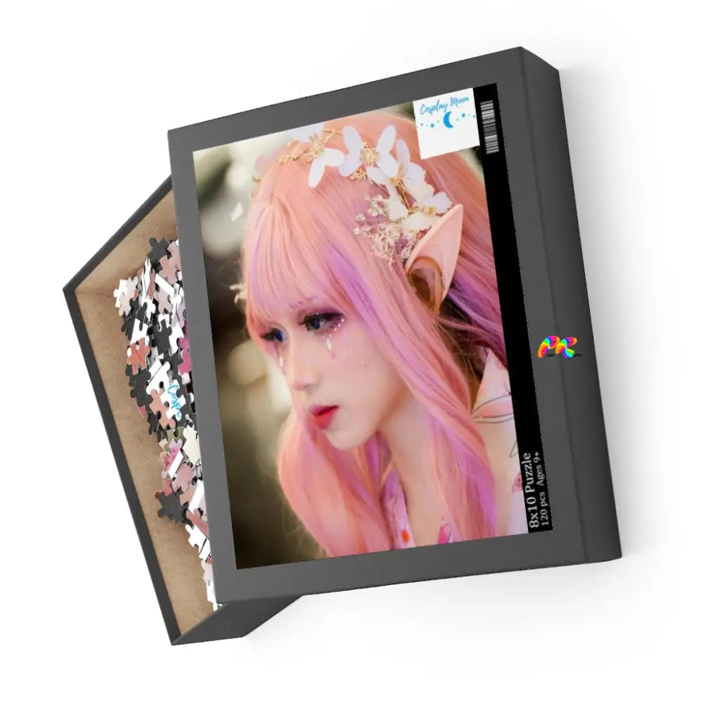 Girl Elf With Pink Wig Puzzle (120, 252, 500-Piece)