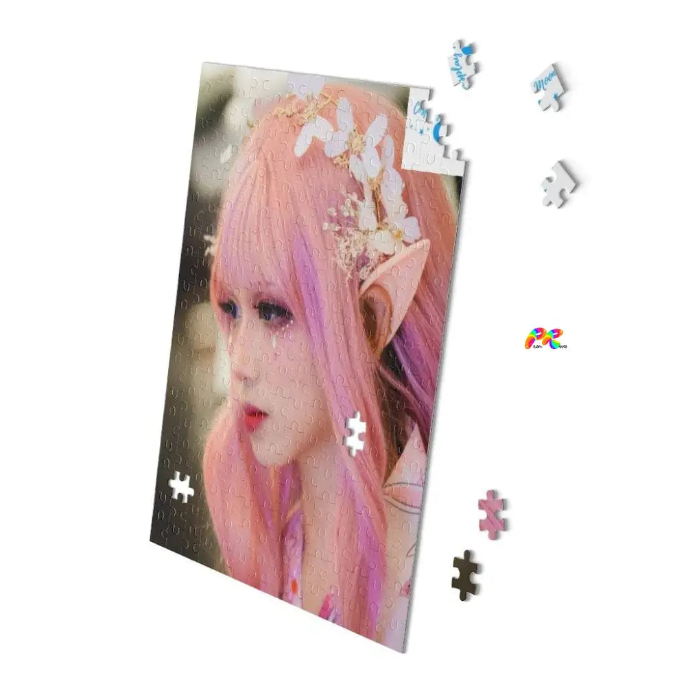 Girl Elf With Pink Wig Puzzle (120, 252, 500-Piece)