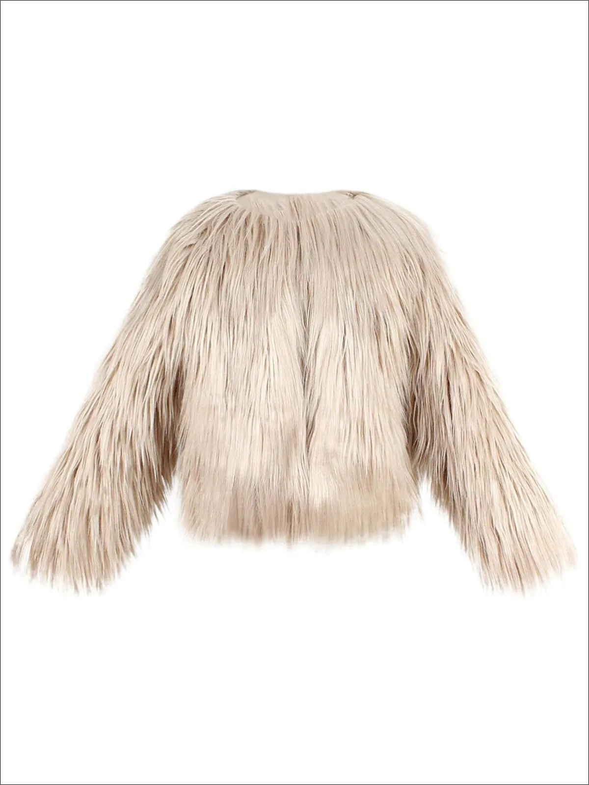 Girls Trendy Winter Faux Fur Jacket