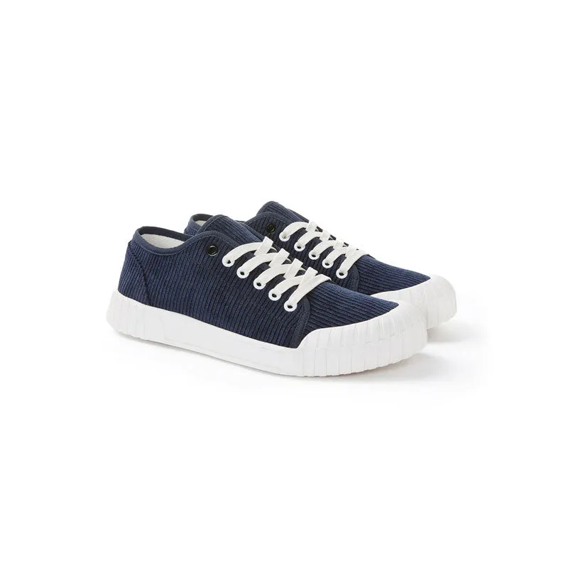 GOOD NEWS LONDON Rhubarb Low - Navy Corduroy