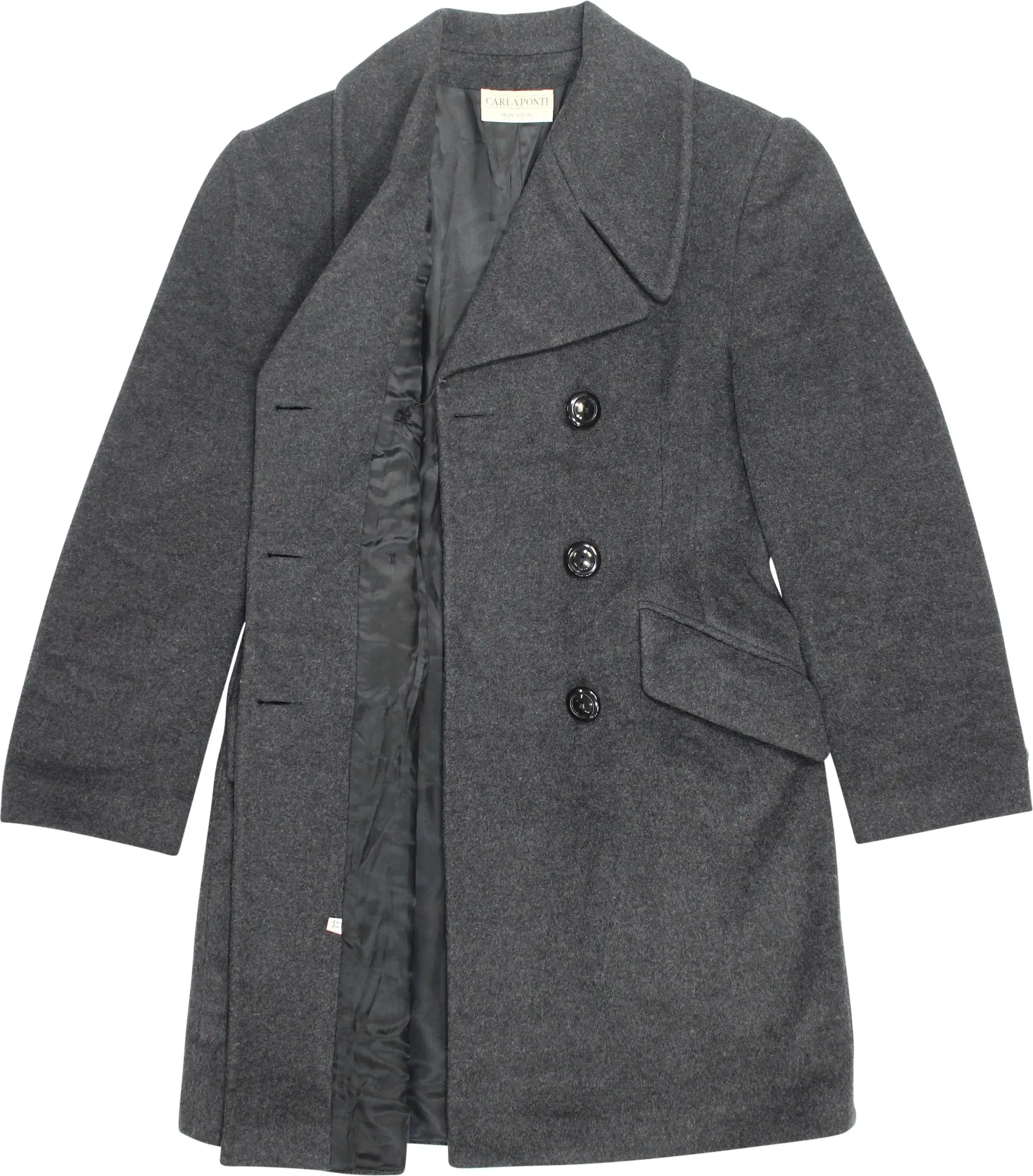 Grey Cashmere Coat | ThriftTale