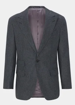 Grey Single Breasted Jacket - 38R