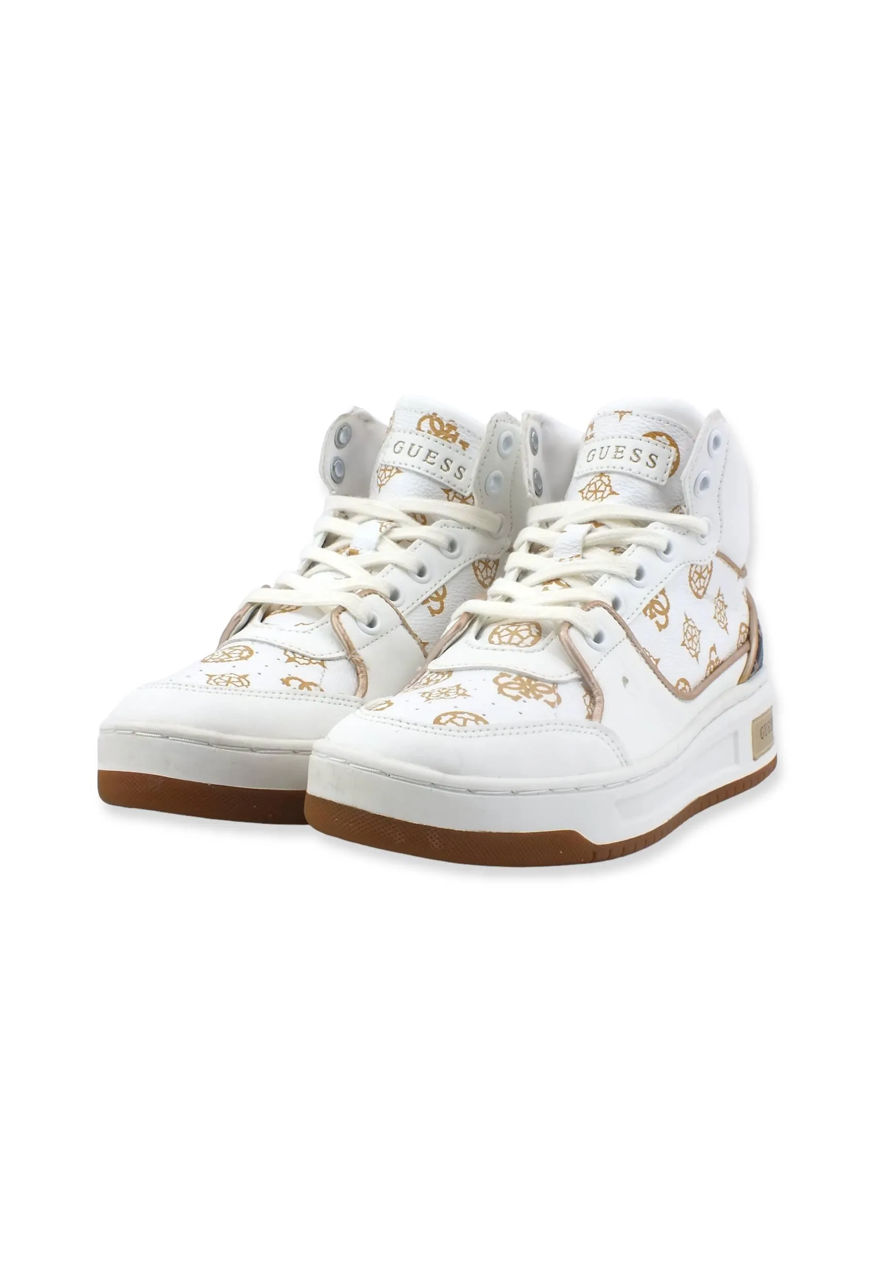 GUESS Basket Sneaker Donna Off White FL5TULFAL12