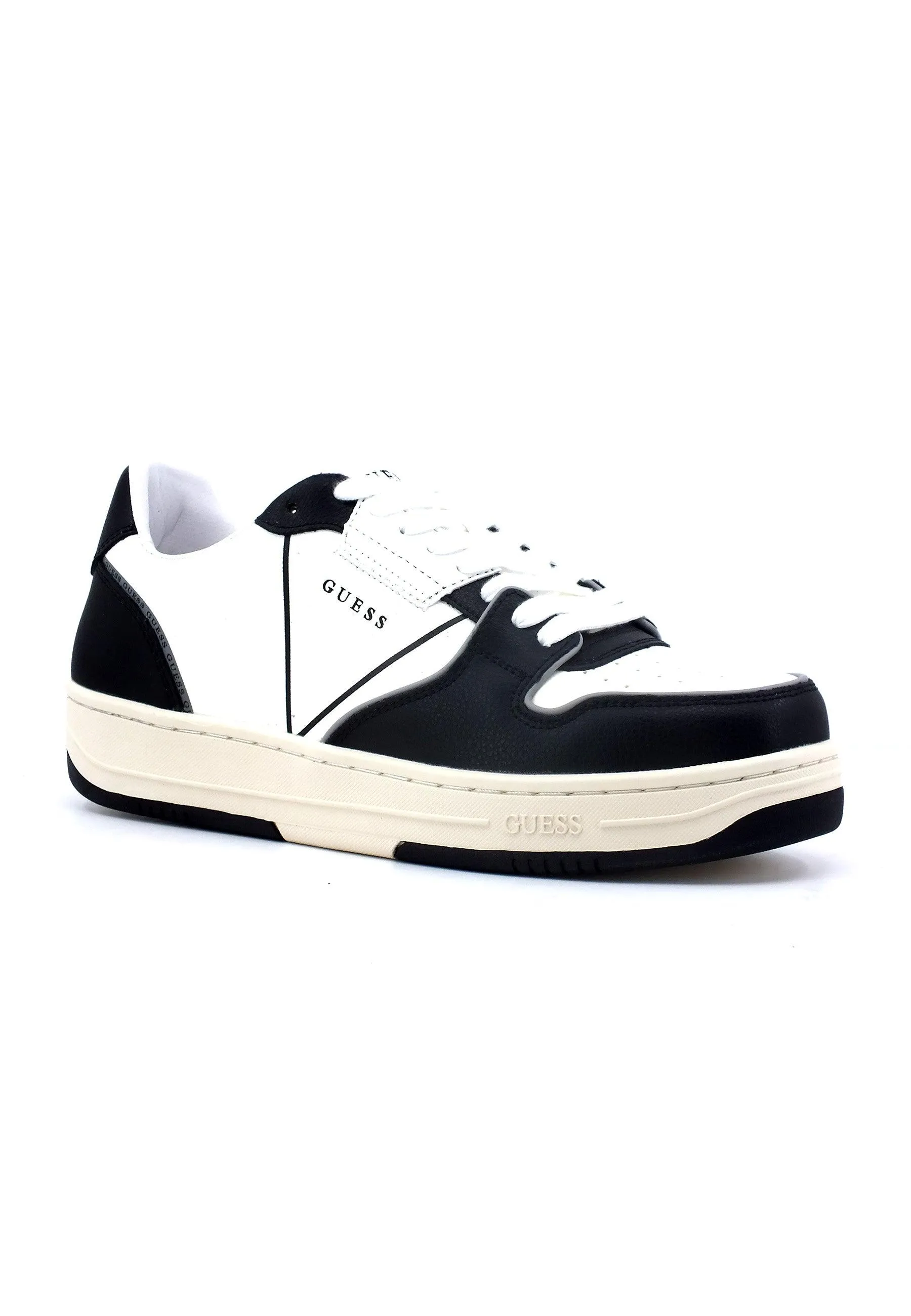 GUESS Sneaker Uomo Bicolor Black FM8ANCLEL12