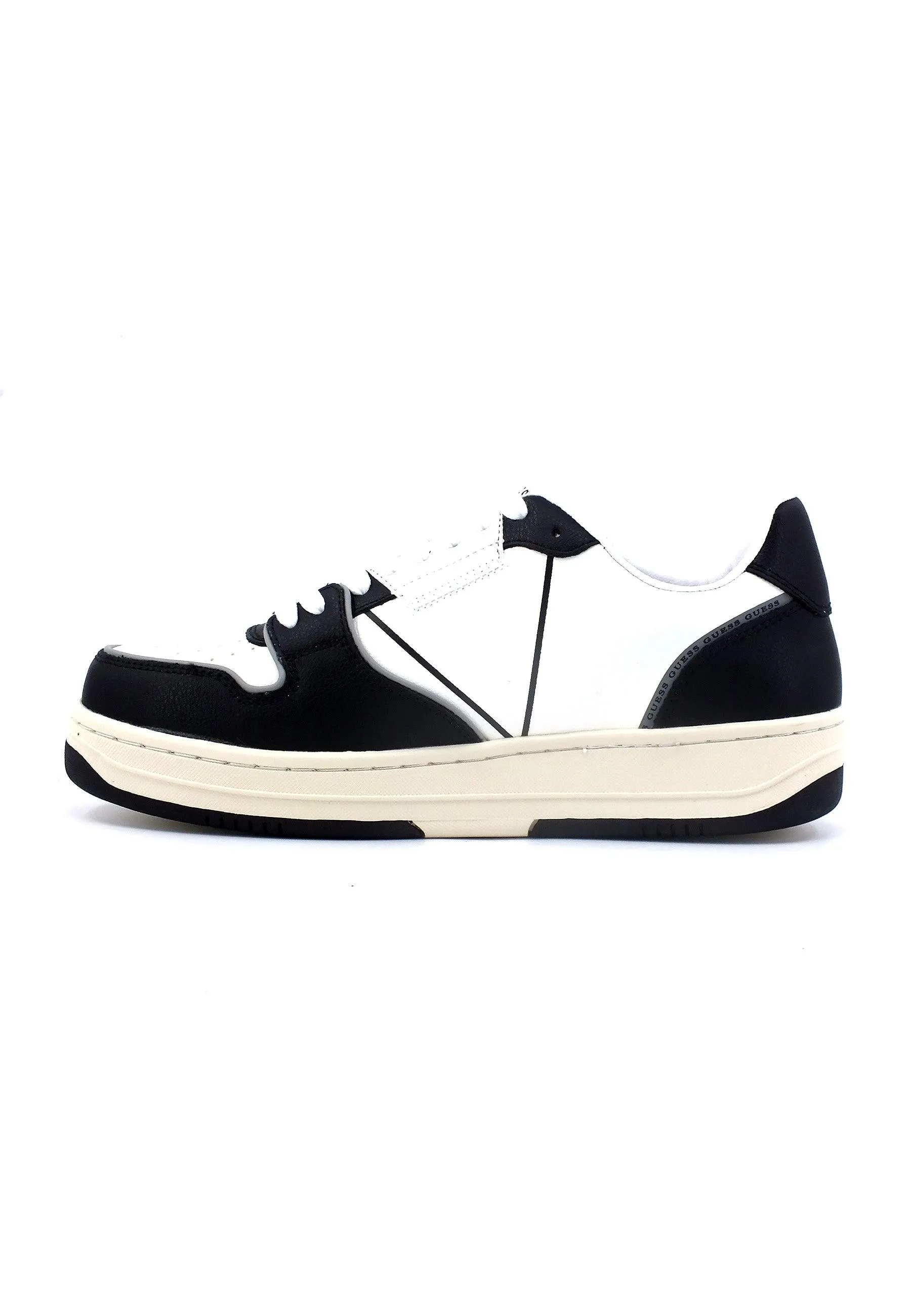 GUESS Sneaker Uomo Bicolor Black FM8ANCLEL12